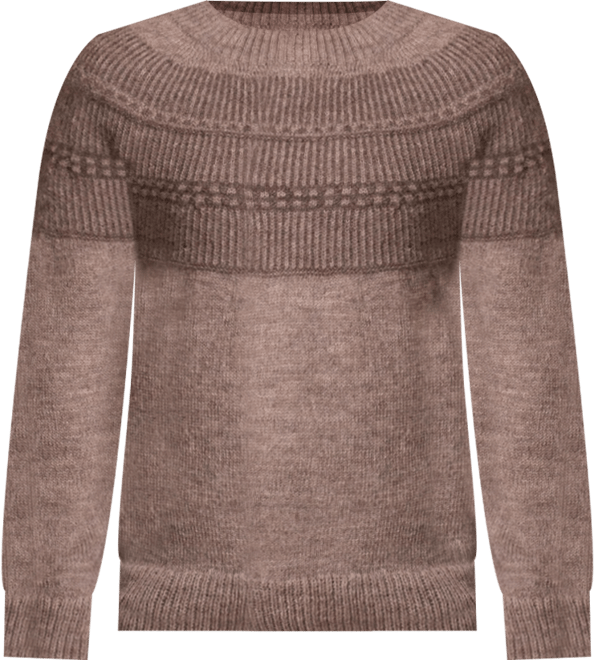British Wool Yoke Pattern Sweater
