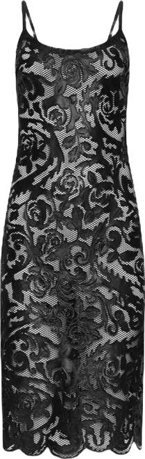 knee length dresses for ladies Serenade Me Lasercut Knit Midi Dress – VICI main image 0