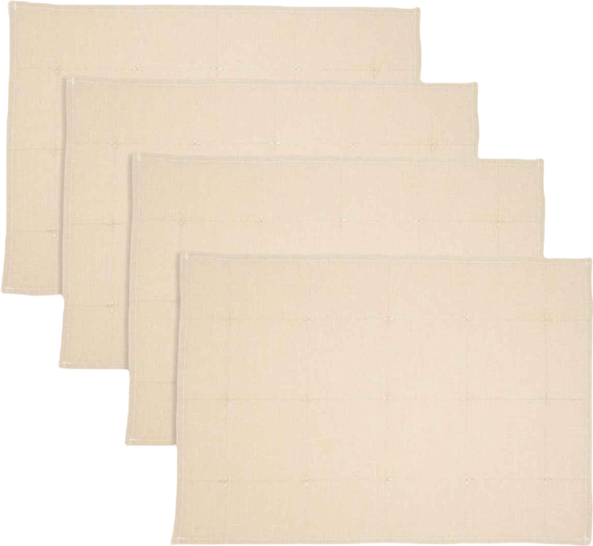 Embroidered Placemat, Set of 4