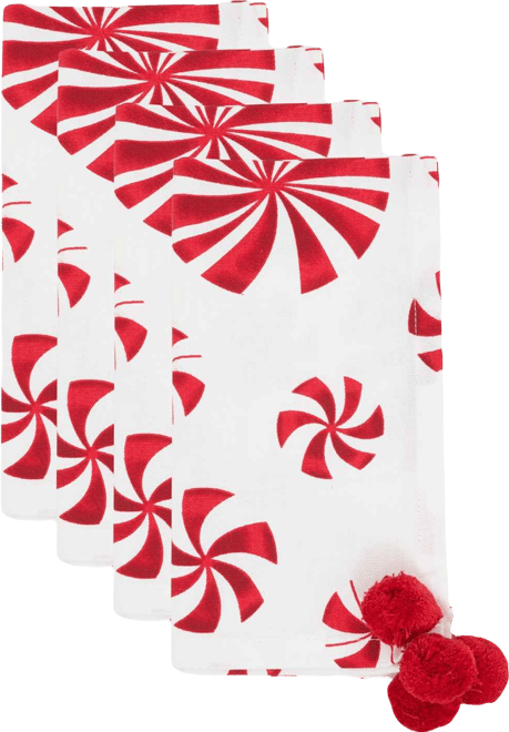 Peppermints Napkin, Set of 4