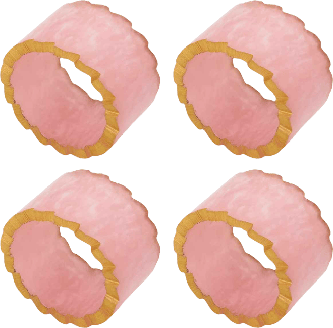 Resin Artistry Napkin Ring, Set of 4