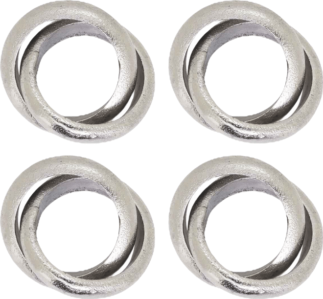 Interlock Napkin Ring, Set of 4