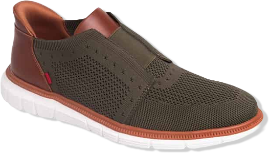 South Street Mens Hands-Free Slip On Technology Lightweight Mesh Oxfords