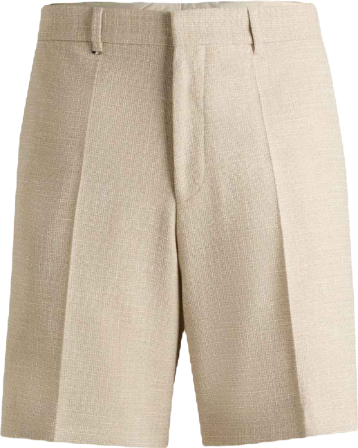 Boss by  Men's Stretch Tweed Formal Shorts