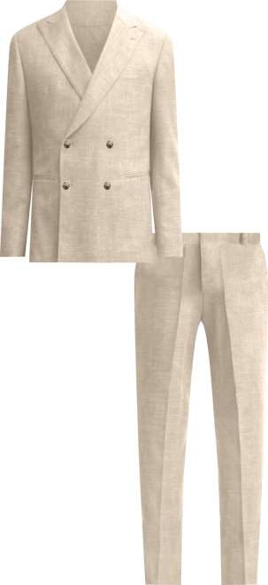 Boss by  Men's Patterned Tweed Two-Piece Suit