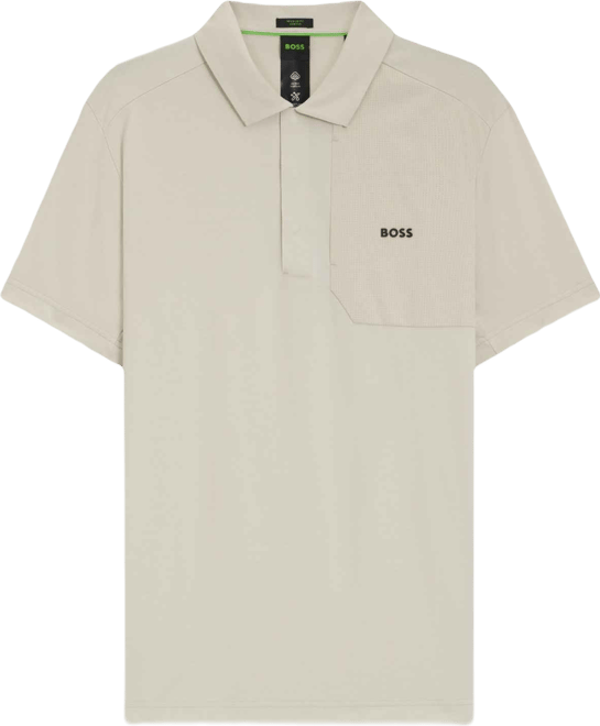Boss by  Men's Hopsack Panelling Paddy Polo Shirt