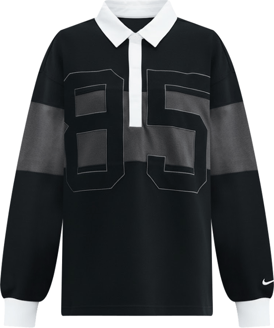 Women's Sportswear Long-Sleeve Graphic Polo Top