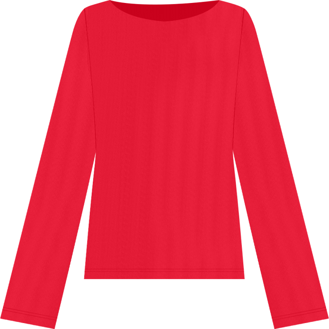Women's Knit Boat-Neck Bell-Sleeve Top, Macy's Exclusive