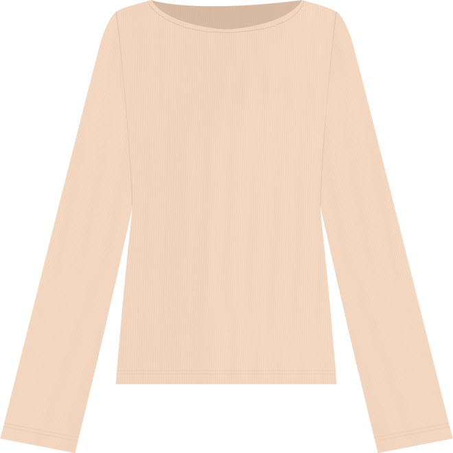 Women's Knit Boat-Neck Bell-Sleeve Top, Macy's Exclusive