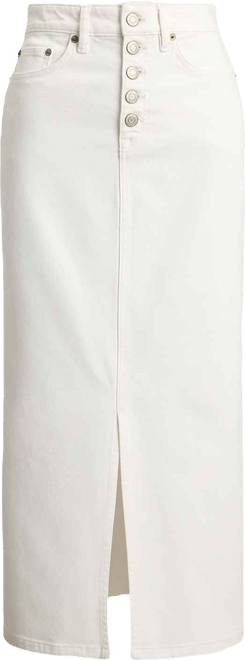 Women's Denim Midi Skirt