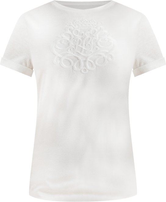 Women's Crewneck Embroidered-Logo T-Shirt