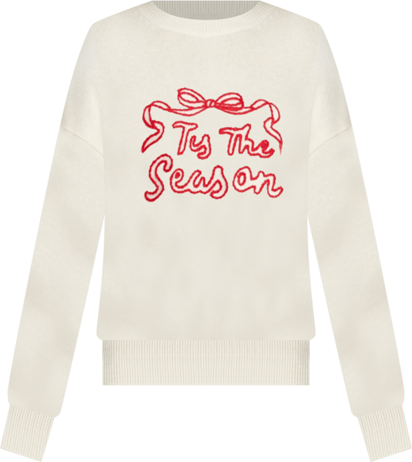 Women's Wool-Cashmere Tis The Season Sweater