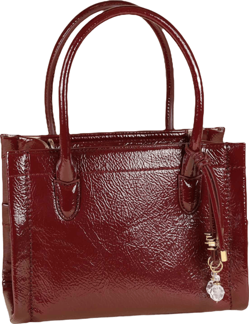 Holiday Bottom Embossed Small Satchel Bag