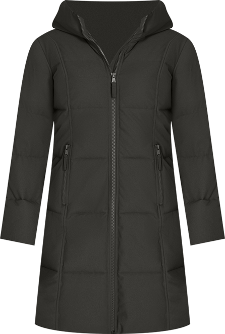 Women's Stand Collar Hooded Puffer Coat