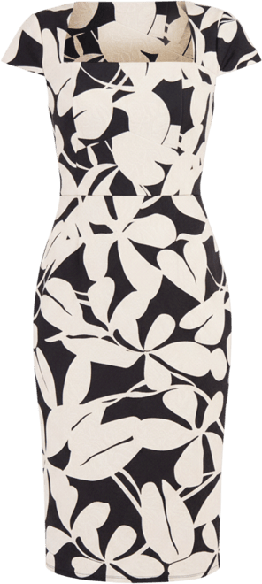 Women's Square Neck Sheath Dress