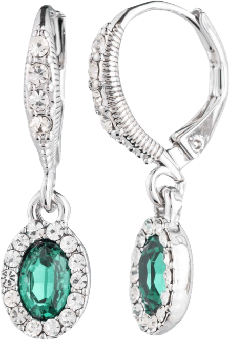 Crystal Stone Gold-Tone Drama Drop Earrings (also in Silver-Tone)