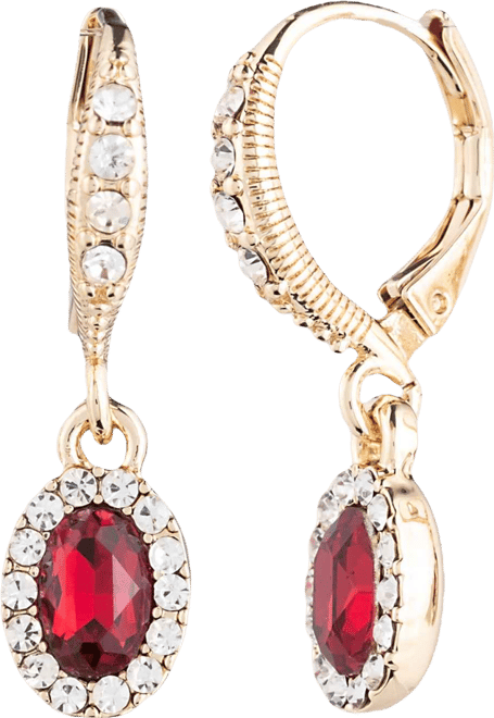 Crystal Stone Gold-Tone Drama Drop Earrings (also in Silver-Tone)