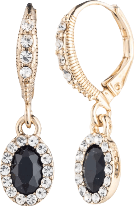 Crystal Stone Gold-Tone Drama Drop Earrings (also in Silver-Tone)