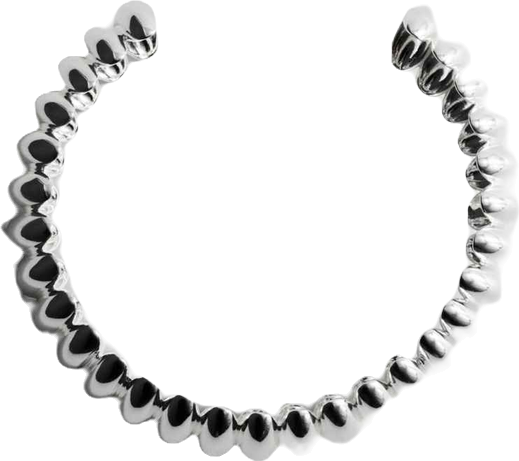 Women's Embossed Rigid Choker Collar Necklace