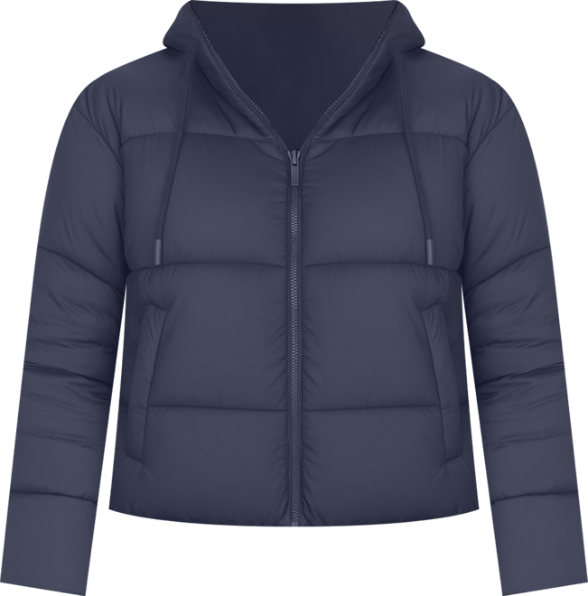 Women's Quilted Puffer Full Front Zipper Jacket
