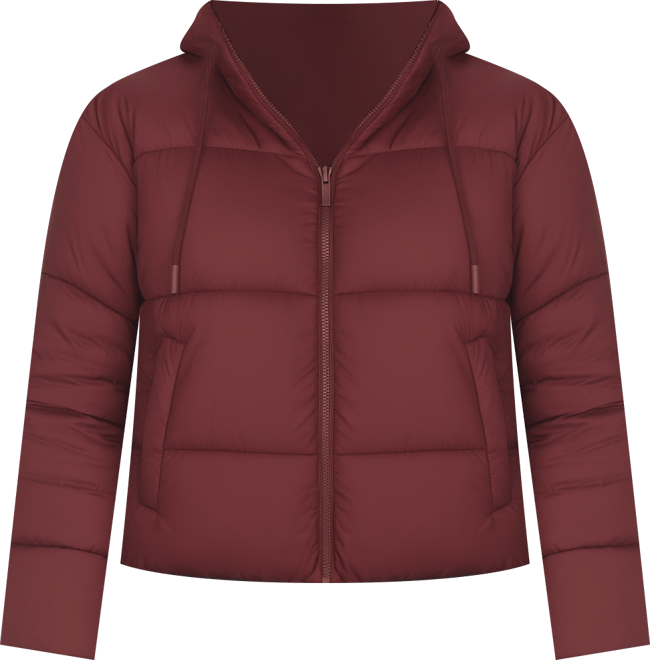 Women's Quilted Puffer Full Front Zipper Jacket