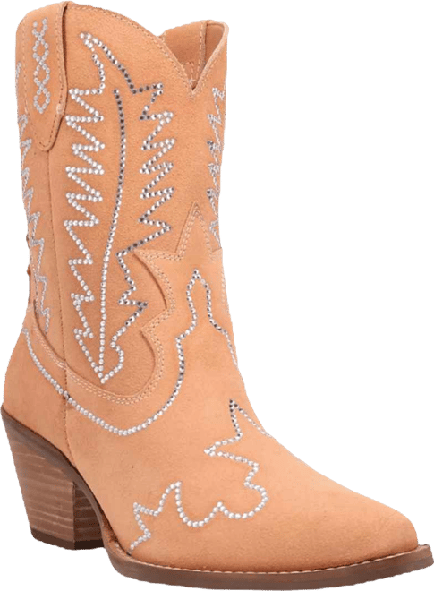 Women's Tiny Pony Suede Leather Bootie