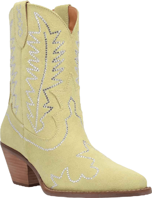 Women's Tiny Pony Suede Leather Bootie