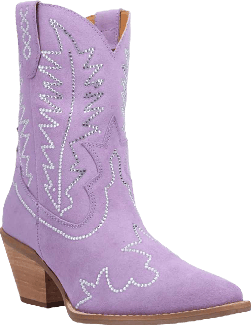 Women's Tiny Pony Suede Leather Bootie