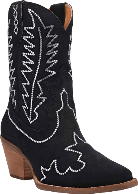 Women's Tiny Pony Suede Leather Bootie