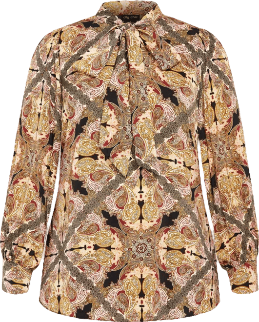 Plus Size Lucille Print Shirt