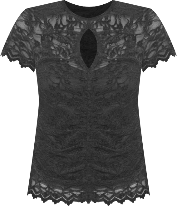 Women's Stella Ruched Lace Top