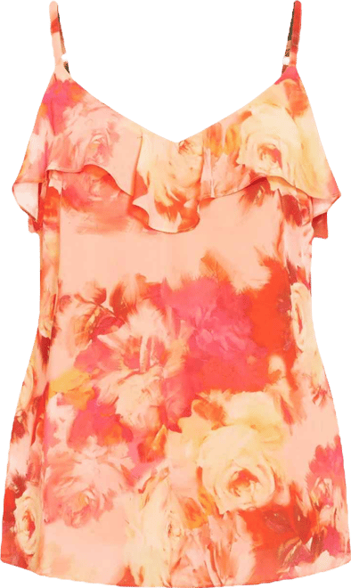 Plus Size Peta Print Top