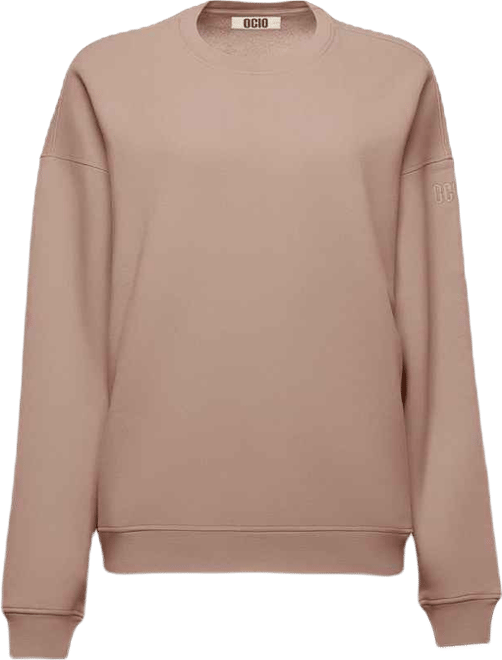Women's Organic Cotton Teddy Oversized Crewneck