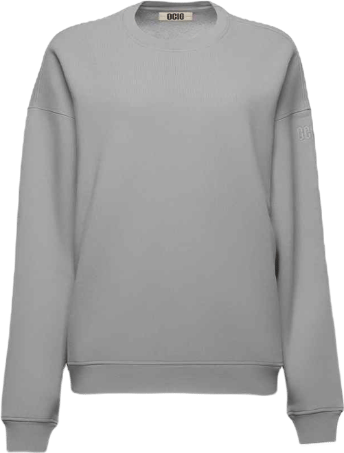 Women's Organic Cotton Teddy Oversized Crewneck