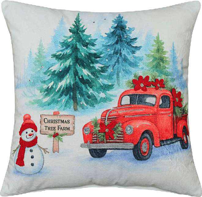 Alpine Holiday Decorative Pillow, 20" x 20"