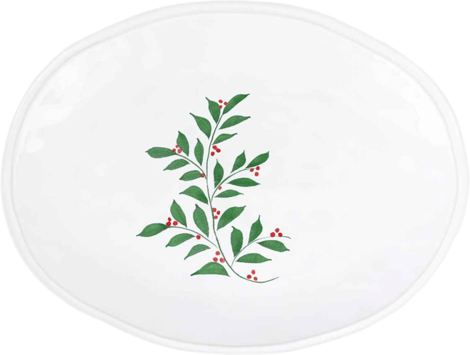 Aria Holiday Oval Platter