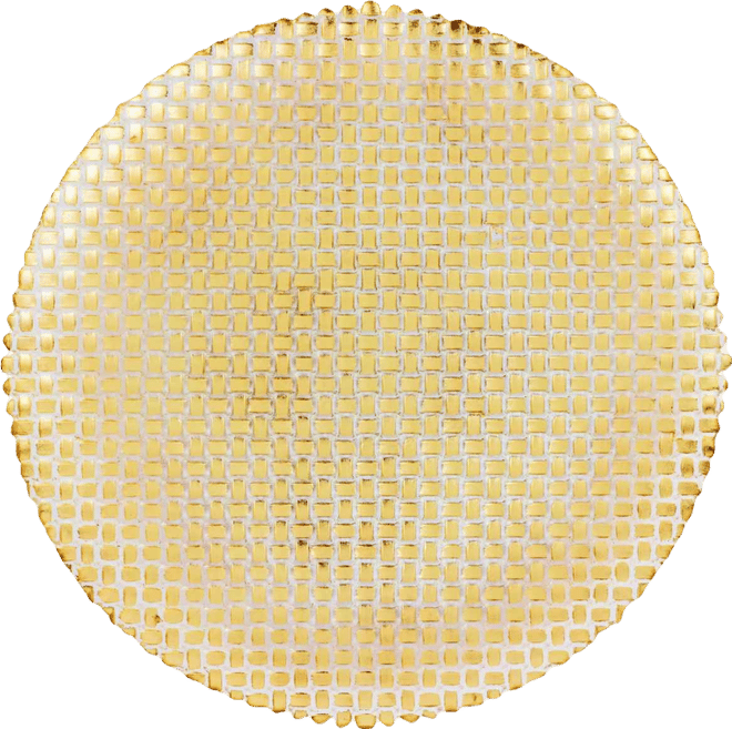 Rufolo Basketweave Large Round Platter