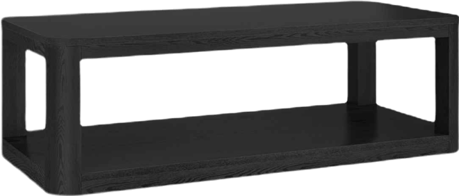 Stellan 47" Wood Wide Rectangular Coffee Table