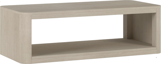 Kellan 47" Wood Wide Rectangular Coffee Table