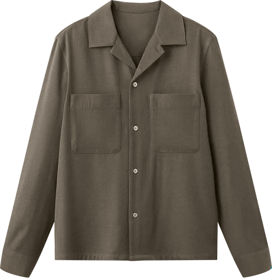 Men's Regular-Fit Pocket Overshirt