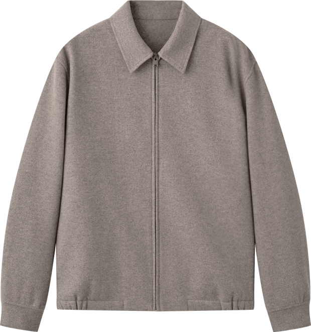 Men's Zipper Wool Jacket