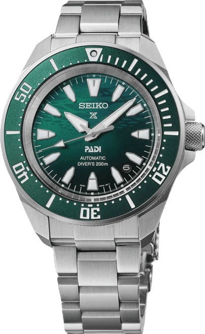 Seiko Men's Prospex Diver Automatic Green Dial Watch, 41.7mm - Macy's