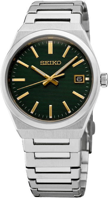 Men's Essentials Silver Stainless Steel Bracelet Watch, 38.9mm