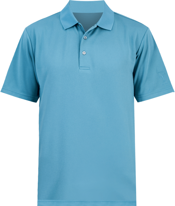 Men's Airflux Solid Mesh Short Sleeve Golf Polo Shirt