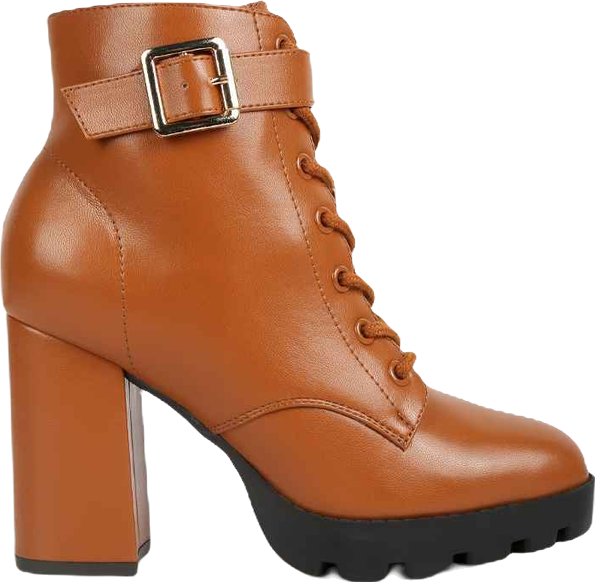 Womens grahams faux leather lace up boots