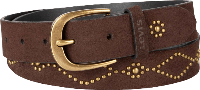 Western Studded Suede Casual Belt