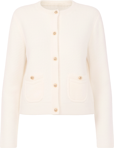 Women's Patch Pockets Long Sleeves Cardigan