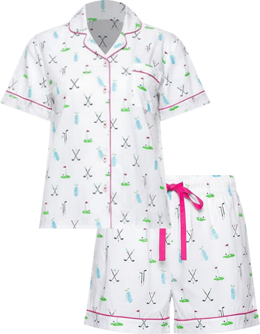 Women's Hepburn Gingham Short Pj Set