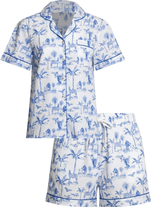 Women's Hepburn Gingham Short Pj Set