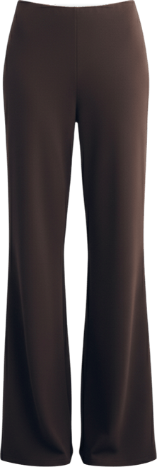 Women's Elastic Waist Straight-Fit Pants